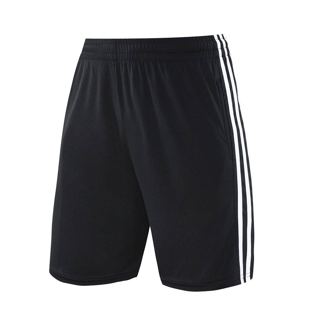 AAA Quality Blank Soccer Shorts(Have Pocket)-2505 Black